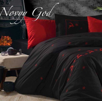 Постельное белье Ronesa Home вышивка &quot;Novyy God&quot;, 2-х спальное (евро)