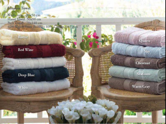 Полотенце Lappartement "London", 30x50 см, песочный