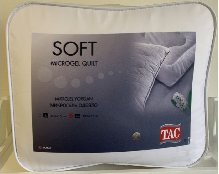 Подушка Tac микрогель "Soft", 50x70 см, белый