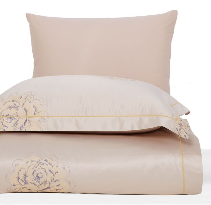 Постельное белье Arya Royalty "Devin", семейное, пудра